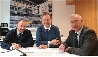 LR Bessone (Mitte): Durch die nun vereinbarten Eingriffe soll der Kapuziner-Park für die Stadt aufgewertet werden (FOTO: LPA/A.Pitarelli)