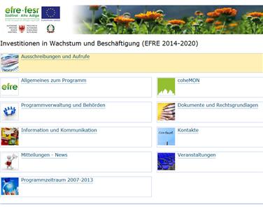 Auf der Seite der Abteilung Europa finden sich alle Informationen zu den EFFRE-Wettbewerben.