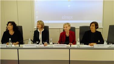 Equal Pension Day in Trient: Fokus auf Unternehmerinnen. Gasperetti, Schwarz, Plotegher und Costa