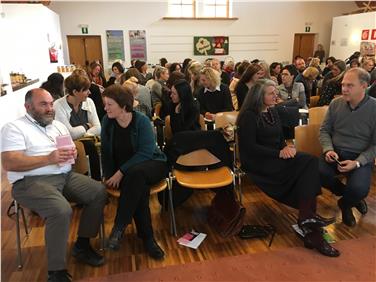 Partnerarbeit im Rahmen der Tagung an der Fachschule Dietenheitm