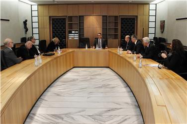 Landeshauptmann Kompatscher hat heute eine Delegation der Kärntner Slowenen empfangen - Foto: LPA/mb