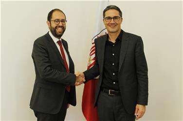 Staatsekretär Tommaso Nannicini zu Besuch bei LH Kompatscher (Foto LPA/mb)