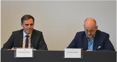 Energielandesrat Richard Theiner, Direktor der Umweltagentur Flavio Ruffini