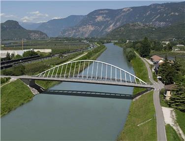 Rendering der neuen Brücke in Neumarkt