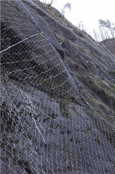 Zwei Steinschlagschutzprojekte hat die Landesregierung heute auf den Weg gebracht - Foto: LPA