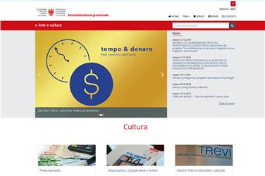 Der neue Webauftritt der italienischen Kultur./Foto LPA