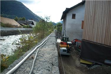 Ende Jänner sollen die Arbeiten am Eisack bei Sterzing wieder aufgenommen werden. Foto: LPA/Amt für Wildbach- und Lawinenverbauung Nord in der Agentur für Bevölkerungsschutz