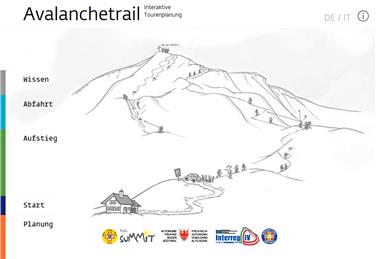 Bestmögliche Vorbereitung mit der interaktiven Plattform Avalanchetrail