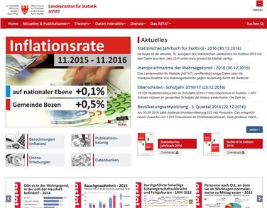 Neue Homepage für das Statistikinstitut des Landes