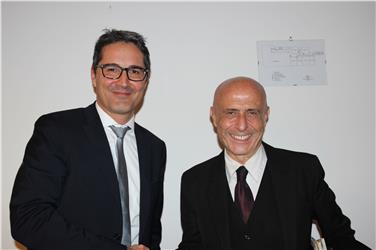 Landeshauptmann Kompatscher mit Minister Minniti - Foto: LPA/Katharina Tasser