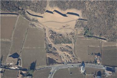 Die Baustelle der neuen Kellerei Bozen (Foto: LPA/Amt für Geologie)