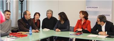 Allgemeinmedizin: LH Kompatscher, LR Stocker und Gewerkschaften in Klausur - Foto: LPA/jw