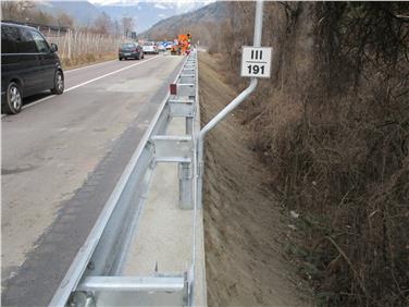 Breiter und sicherer ist nun ein Straßenabschnitt von Rabland nach Plaus (FOTO: LPA)