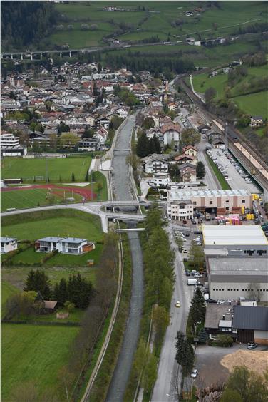 Mit der nun begonnenen Verbauung soll der Schutz vor Hochwasser für den Siedlungs- und Wirtschaftsraum von Sterzing und Pfitsch weiter erhöht werden. Foto: Amt für Wildbach- und Lawinenverbauung Nord-Agentur für Bevölkerungsschutz