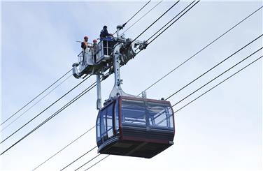 Umfangreiche Wartungsarbeiten stehen bei der Rittner Seilbahn an (FOTO: LPA)