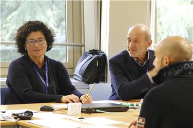 Bei der mündlichen Testprüfung können sich Teilnehmer von Kompakt-Info selbst probeprüfen lassen oder als Zuschauer beiwohnen. Foto: LPA/mgp