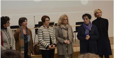 Der Startschuss für den Sprachaustausch fiel heute in der Aula Magna des italienischen Gymnasiums Carducci in Bozen. Foto: LPA/M. Dequirico