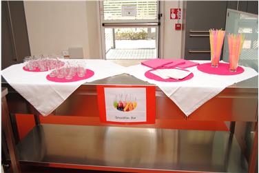 Clever Reste verwerten – die Smoothiebar. Foto: LPA/Fachschule Haslach