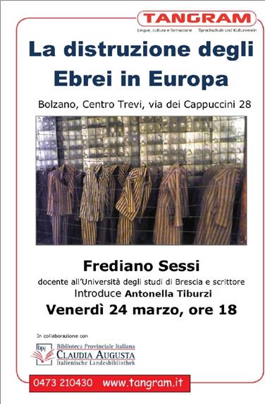 Flyer zur morgigen Konferenz im Kulturzentrum Trevi