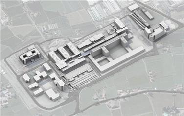 Investitionen von 630 Millionen Euro sind für die Erweiterung des Krankenhauses Bozen geplant (Rendering)