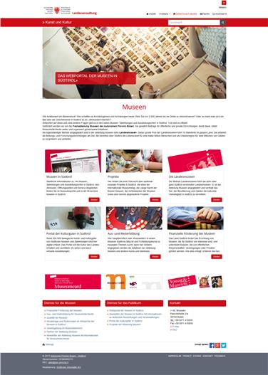 Über die Arbeit und die vielfältigen Angebote der Museen in Südtirol informieren nun zwei neue Webseiten