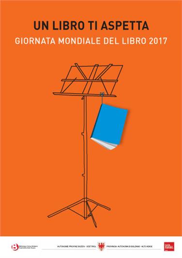 Der Flyer des Programms "Un libro ti aspetta"