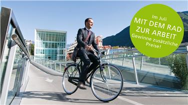 Ab 1. Juli startet der Fahrradwettbewerb "Mit dem Rad zur Arbeit"