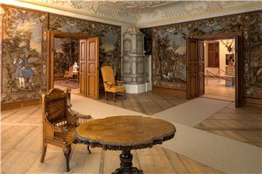 Der Prunkraum des einzigen Barock-Schlosses Tirols (FOTO: LPA/ Hermann Maria Gasser)