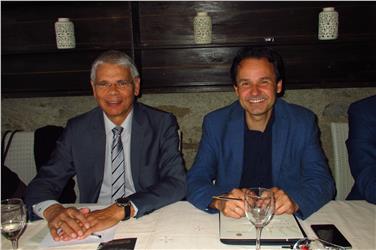 Abteilungsdirektor Helmuth Sinn und Amtsidrektor Stefan Luther beim Treffen der bilateralen Kommission Italien-Schweiz - Foto: LPA