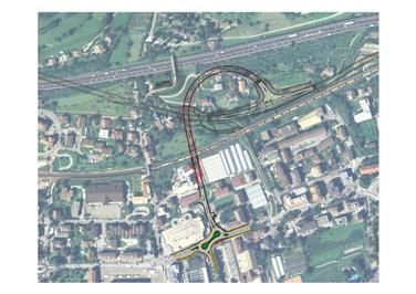 	Die Arbeiten für den Mittelanschlusses der Umfahrung von Brixen laufen (FOTO: Landesabteilung Tiefbau)