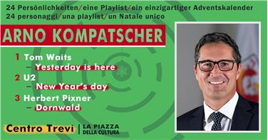 La playlist di brani scelti dal presidente della Giunta, Arno Kompatscher Foto Usp