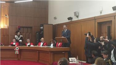 Il presidente Kompatscher, in occasione dell'inaugurazione dell'anno giudiziario a Trento, ha proposto la creazione di un'Agenzia regionale per accelerare l'innovazione nel settore della giustizia Foto:USP/A. Steiner