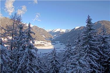 Tanta neve nelle zone di confine: un'immagine scattata il 18 gennaio in Val Casies