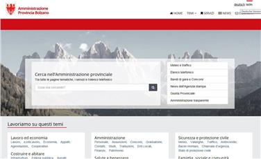 Il nuovo portale web della Provincia, completato in questi giorni, registra una media mensile di 4,5 milioni di visualizzazioni di pagine (page viewer) - Foto: USP