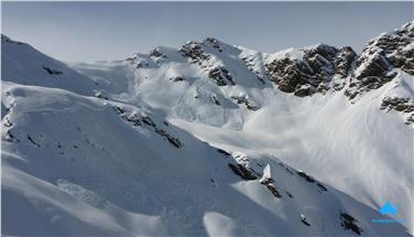 Attivo ancora fino a domani il servizio valanghe.report. Valanga in val Ridanna a marzo 2017. Foto: Servizio valanghe