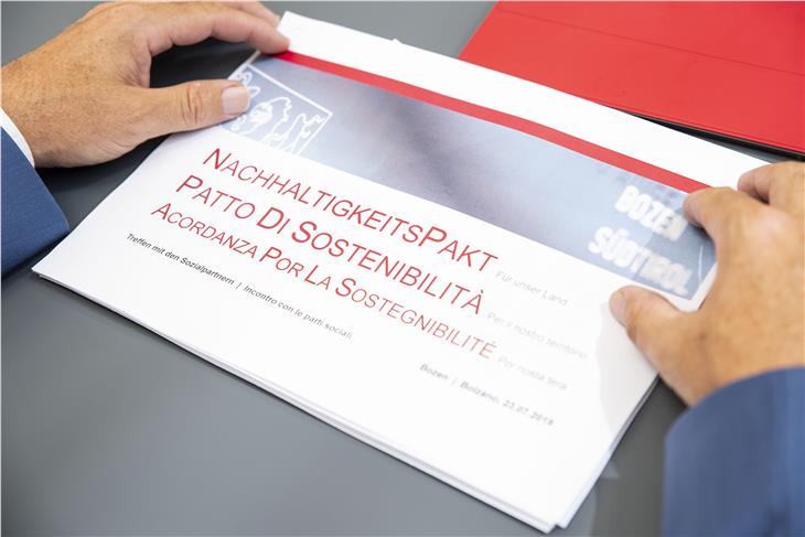 Avviato il percorso per arrivare ad un patto di sostenibilità per il futuro dell'Alto Adige (Foto USP/Barbara Franzelin)