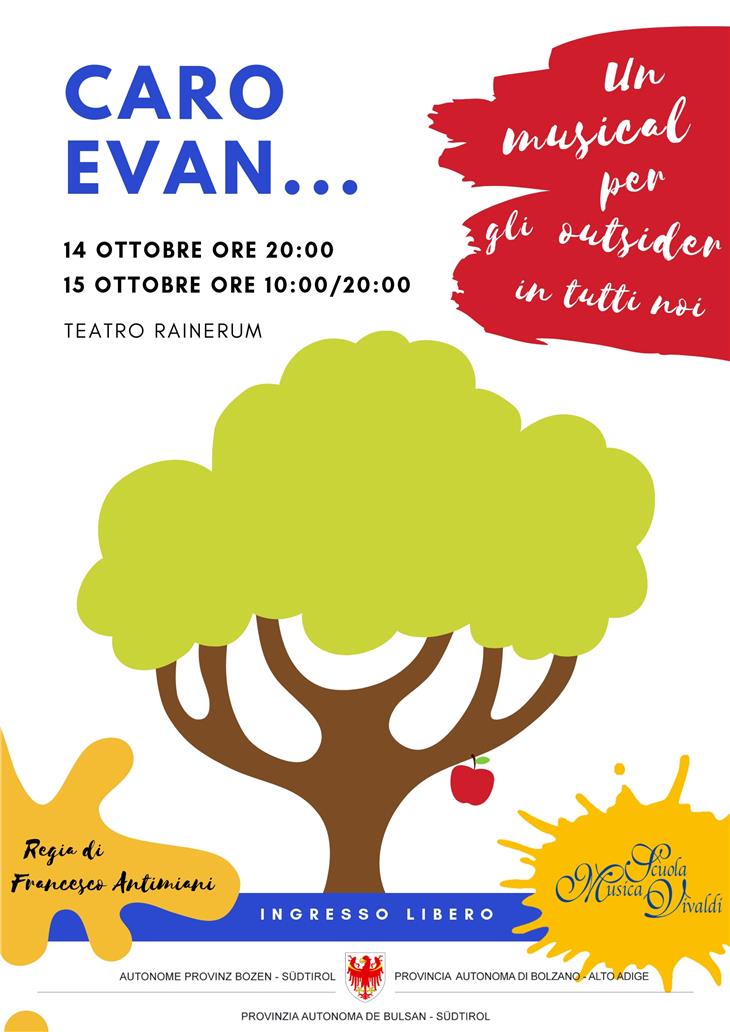 La locandina del musical della Scuola Vivaldi