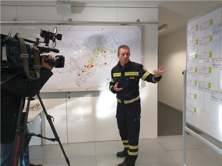 Il coordinatore del Centro situazioni provinciale Marco Baldasso (Foto: ASP/Maja Clara)