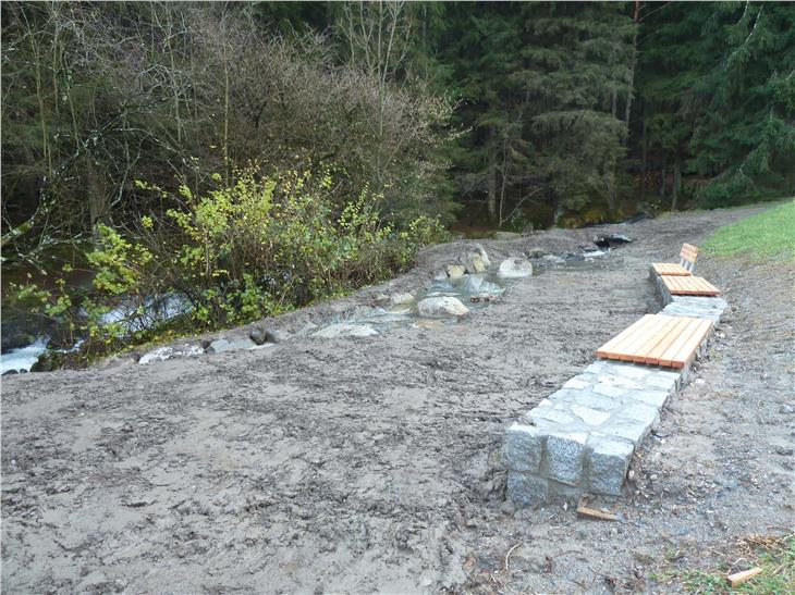 Zona ricreativa lungo il rio Scaleres (Foto: ASP/Agenzia per la protezione civile)