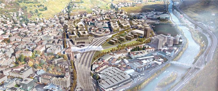 Come sarà l'operazione sull'areale ferroviario di Bolzano.