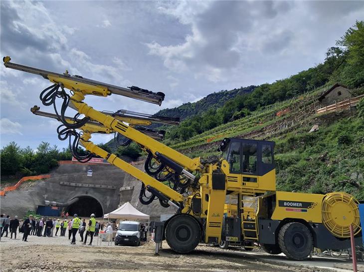 Lavori per la realizzazione della circonvallazione di Castelbello (Foto: ASP)