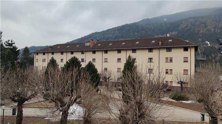 La struttura di Colle Isarco usata per ospitare i pazienti (Foto ASP)