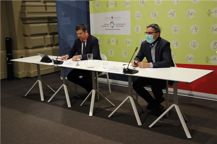 Il presidente Arno Kompatscher: "La malattia Covid-19 riguarda tutta la popolazione, colpisce infatti non solo le persone anziane, ma anche quelle più giovani". (Foto:ASP/Fabio Brucculeri)