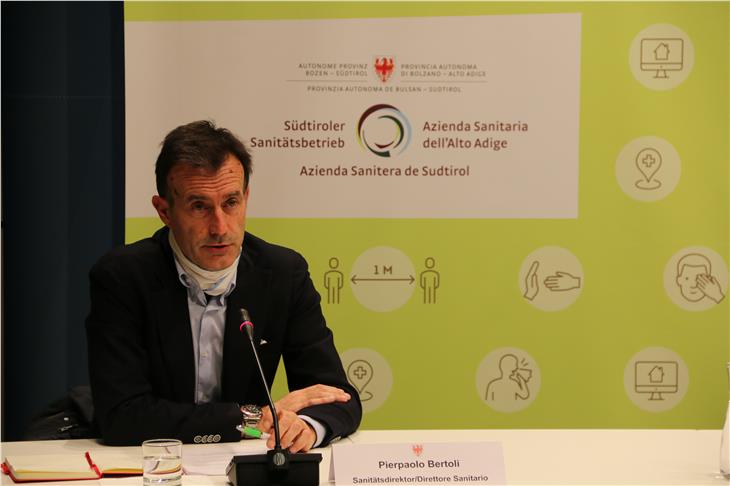 Il direttore sanitario Pierpaolo Bertoli. (Foto: ASP/Fabio Brucculeri)